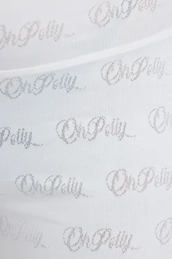 Oh Polly Women'S Clothing Sale - $65 And Under | Women'S Clothing Sale - $40 And Under^Mid Rise Straight Leg Pointelle Trousers in White