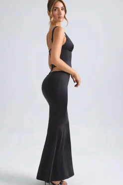 Oh Polly Skirts & Skorts | Co-Ords^Mid-Rise Fishtail Maxi Skirt in Black