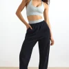 Oh Polly Tracksuits^Mid-Rise Joggers in Black