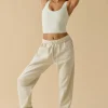 Oh Polly Women'S Clothing Sale - $65 And Under | Women'S Clothing Sale - $40 And Under^Mid-Rise Joggers in Bone