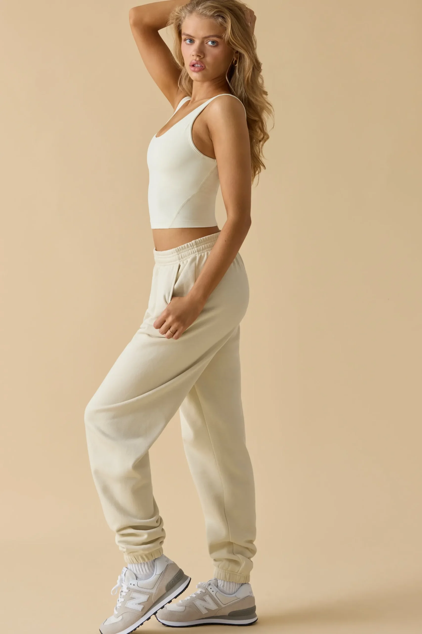 Oh Polly Women'S Clothing Sale - $65 And Under | Women'S Clothing Sale - $40 And Under^Mid-Rise Joggers in Bone