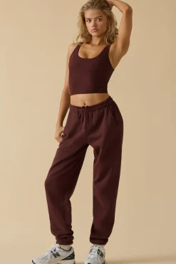 Oh Polly Women'S Clothing Sale - $65 And Under | Women'S Clothing Sale - $40 And Under^Mid-Rise Joggers in Mahogany