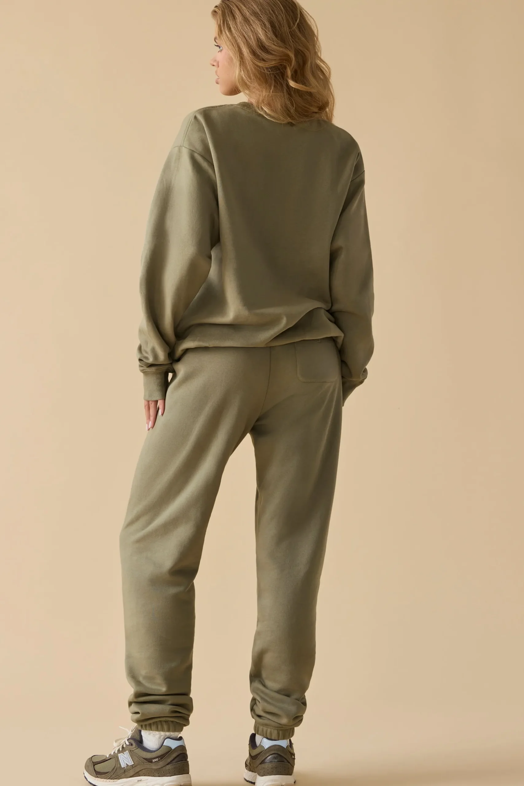 Oh Polly Tracksuits^Mid-Rise Joggers in Soft Olive SoftOlive