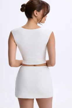 Oh Polly Women'S Clothing Sale - $65 And Under | Women'S Clothing Sale - $40 And Under^Mid-Rise Micro Mini Skirt in White