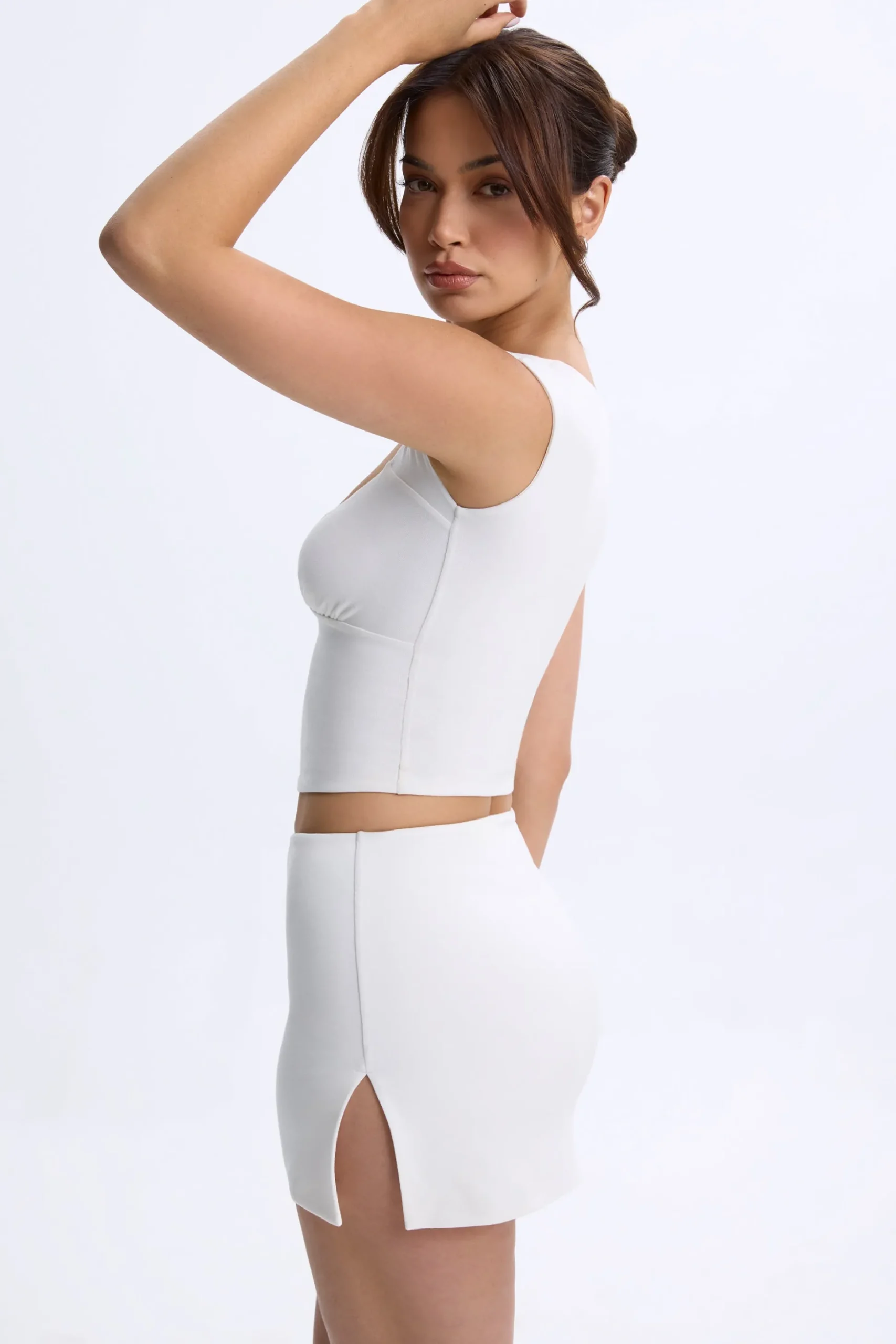 Oh Polly Women'S Clothing Sale - $65 And Under | Women'S Clothing Sale - $40 And Under^Mid-Rise Micro Mini Skirt in White