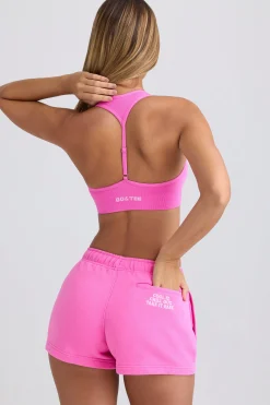 Oh Polly Matching Sets | Shorts^Mid-Rise Sweat Shorts in Sugar Pink SugarPink