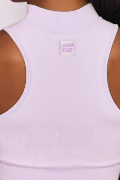Oh Polly Women'S Clothing Sale - $65 And Under | Women'S Clothing Sale - $40 And Under^Miles Ahead Ribbed High Neck Crop Top in Lilac