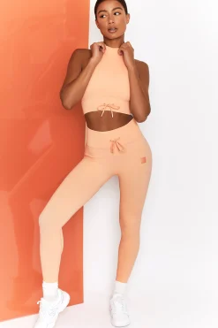 Oh Polly Women'S Clothing Sale - $65 And Under | Women'S Clothing Sale - $40 And Under^Miles Ahead Ribbed High Neck Crop Top in Peach