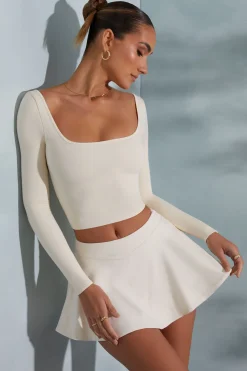 Oh Polly Skirts & Skorts | Elevated Essentials^Mini Skort in Ivory
