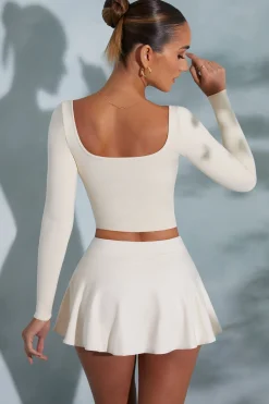 Oh Polly Skirts & Skorts | Elevated Essentials^Mini Skort in Ivory
