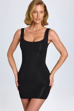 Oh Polly Night Out | Tencel™ Modal Dresses^Modal Lace-Trim Bodycon Mini Dress in Black