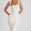 Oh Polly Bride To Be | Graduation Dresses^Modal Lace-Trim Midaxi Dress in Ivory