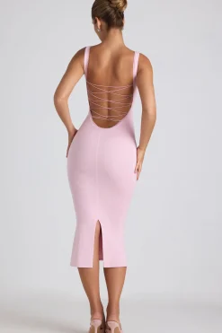 Oh Polly Wedding Guest | Graduation Dresses^Modal Lace-Trim Midaxi Dress in Soft Pink SoftPink
