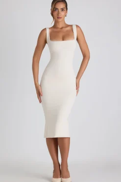 Oh Polly Bride To Be | Graduation Dresses^Modal Lace-Trim Midaxi Dress in Ivory