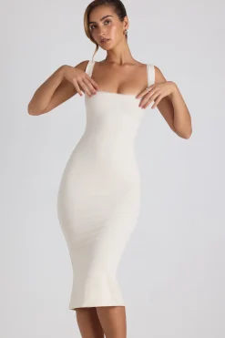 Oh Polly Bride To Be | Graduation Dresses^Modal Lace-Trim Midaxi Dress in Ivory