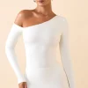Oh Polly Tops | Fall Outfits^Modal Off-Shoulder Bodysuit in White