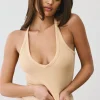 Oh Polly Women'S Clothing Sale - $65 And Under | Women'S Clothing Sale - $40 And Under^Modal Rib V Neck Tank Top in Cashmere