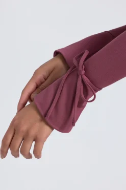 Oh Polly Fall Outfits^Modal Square-Neck Midaxi Dress in Plum