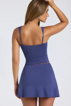 Oh Polly Co-Ords | Tops^Modal Sweetheart Neckline Top in Navy