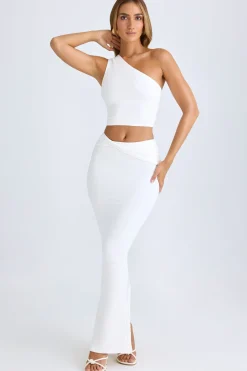 Oh Polly Skirts & Skorts | Co-Ords^Modal Twist-Front Maxi Skirt in White