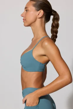 Oh Polly Women'S Clothing Sale - $65 And Under | Women'S Clothing Sale - $40 And Under^Multiway Twist Front Sports Bra in Slate Blue SlateBlue