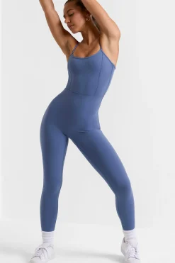 Oh Polly Women'S Clothing Sale - $65 And Under | Women'S Clothing Sale - $40 And Under^Open Back Full Length Unitard in Slate Blue SlateBlue