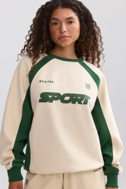 Oh Polly Sweatshirts | Matching Sets^Oversized Colourblock Sweatshirt in Marble