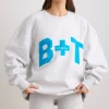 Oh Polly Women'S Clothing Sale - $65 And Under | Women'S Clothing Sale - $40 And Under^Oversized Crew Neck Sweatshirt in Grey Marl GreyMarl