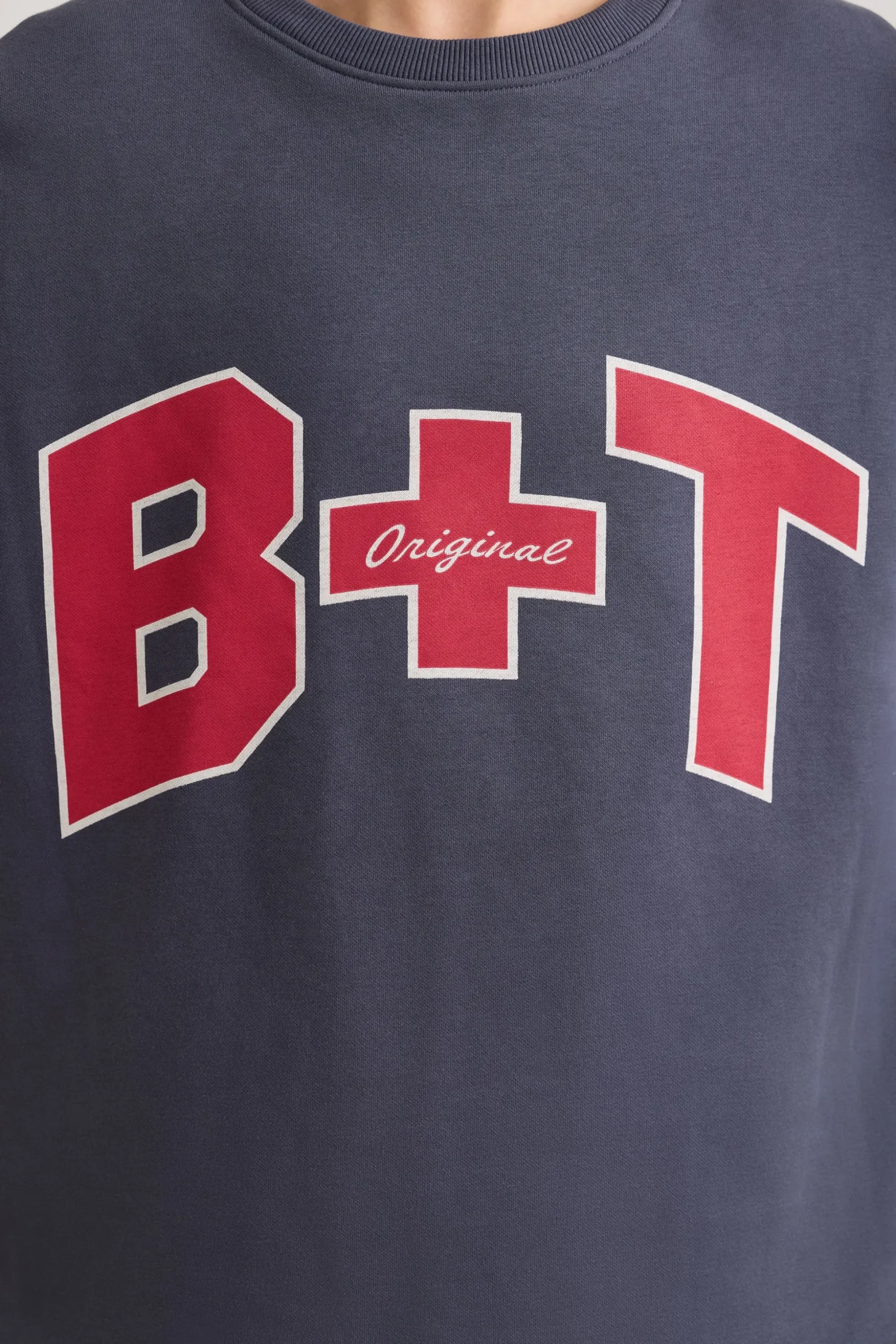 Oh Polly Women'S Clothing Sale - $65 And Under | Women'S Clothing Sale - $40 And Under^Oversized Crew Neck Sweatshirt in Slate