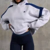 Oh Polly Sweatshirts^Oversized Hooded Sweatshirt in Heather Grey HeatherGrey