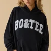 Oh Polly Tracksuits^Oversized Hooded Sweatshirt in Black