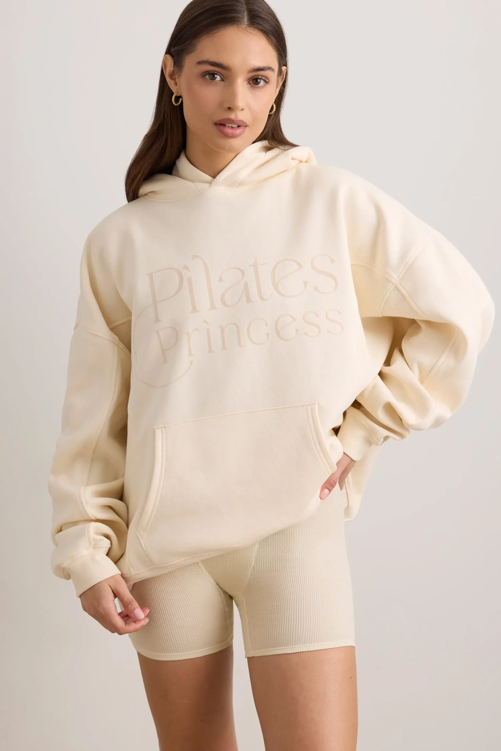 Oh Polly Women'S Clothing Sale - $65 And Under | Women'S Clothing Sale - $40 And Under^Oversized Hooded Sweatshirt in Vanilla
