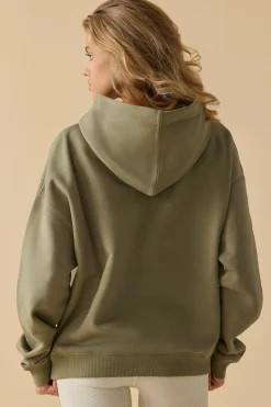 Oh Polly Tracksuits | Sweatshirts^Oversized Hooded Sweatshirt in Soft Olive SoftOlive