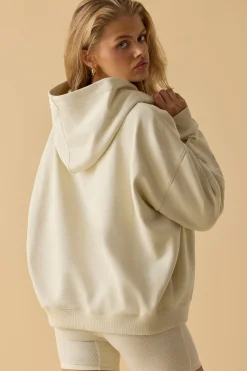 Oh Polly Tracksuits | Sweatshirts^Oversized Hooded Sweatshirt in Bone