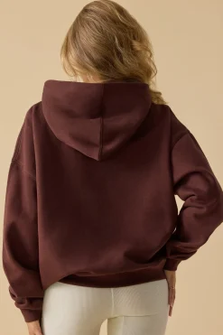 Oh Polly Tracksuits | Sweatshirts^Oversized Hooded Sweatshirt in Mahogany