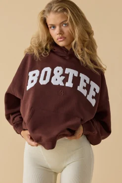 Oh Polly Tracksuits | Sweatshirts^Oversized Hooded Sweatshirt in Mahogany
