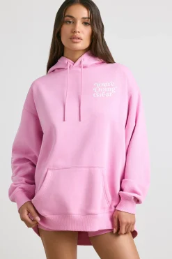 Oh Polly Tracksuits | Sweatshirts^Oversized Hoodie in Bubblegum Pink BubblegumPink