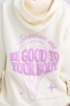 Oh Polly Tracksuits | Sweatshirts^Oversized Hoodie in EggShell