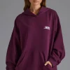 Oh Polly Tracksuits | Sweatshirts^Oversized Hoodie in Grape