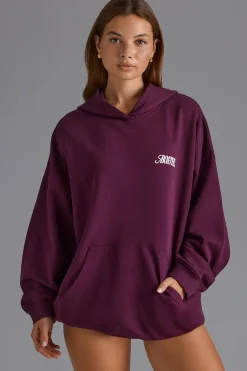 Oh Polly Tracksuits | Sweatshirts^Oversized Hoodie in Grape