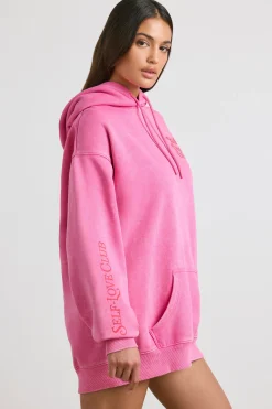 Oh Polly Tracksuits | Sweatshirts^Oversized Hoodie in Hot Pink HotPink