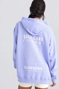 Oh Polly Tracksuits | Sweatshirts^Oversized Hoodie in Periwinkle
