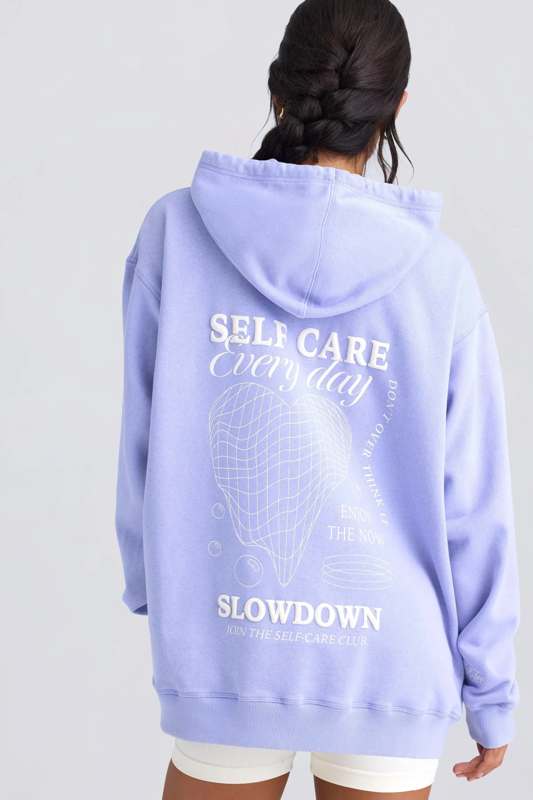 Oh Polly Tracksuits | Sweatshirts^Oversized Hoodie in Periwinkle