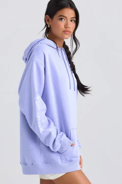 Oh Polly Tracksuits | Sweatshirts^Oversized Hoodie in Periwinkle