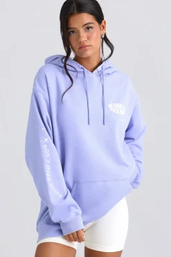 Oh Polly Tracksuits | Sweatshirts^Oversized Hoodie in Periwinkle