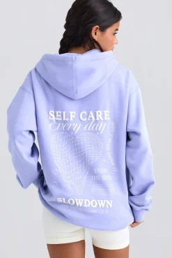 Oh Polly Tracksuits | Sweatshirts^Oversized Hoodie in Periwinkle