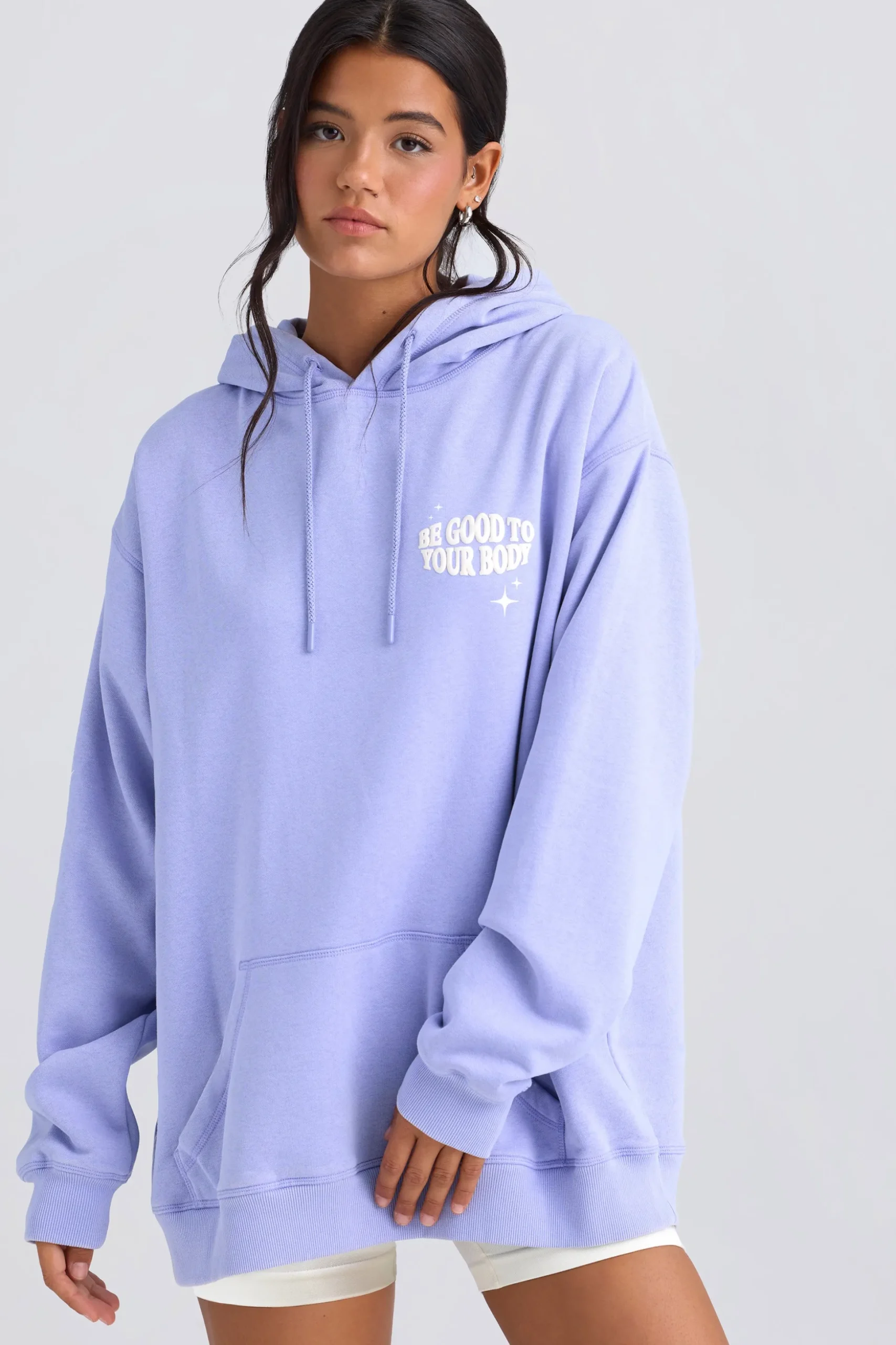 Oh Polly Tracksuits | Sweatshirts^Oversized Hoodie in Periwinkle