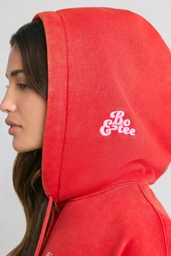 Oh Polly Tracksuits | Sweatshirts^Oversized Hoodie in Red