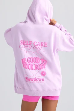 Oh Polly Tracksuits | Sweatshirts^Oversized Hoodie in Violet Pink VioletPink