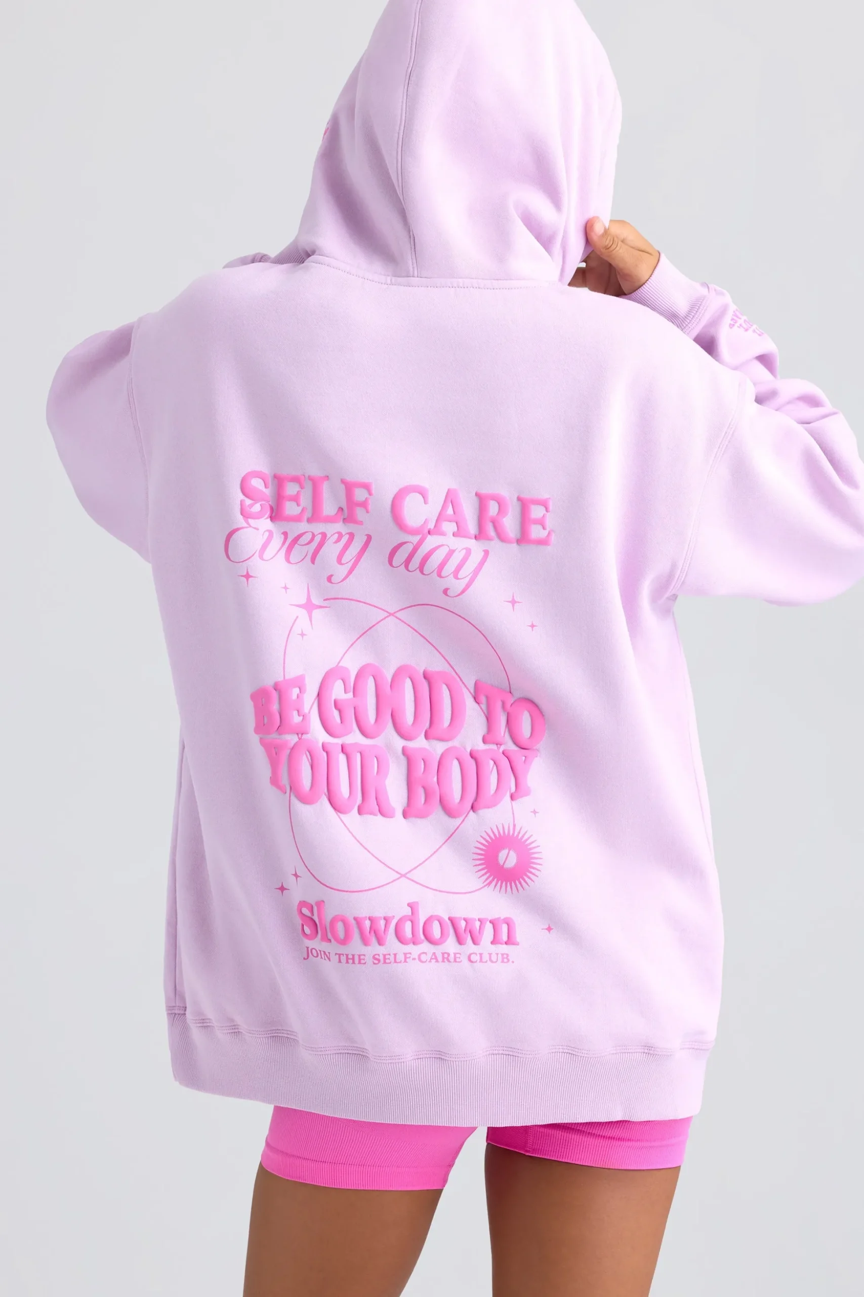 Oh Polly Tracksuits | Sweatshirts^Oversized Hoodie in Violet Pink VioletPink